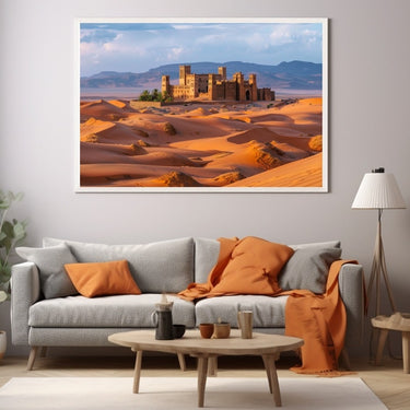 African Village Scenery Painting